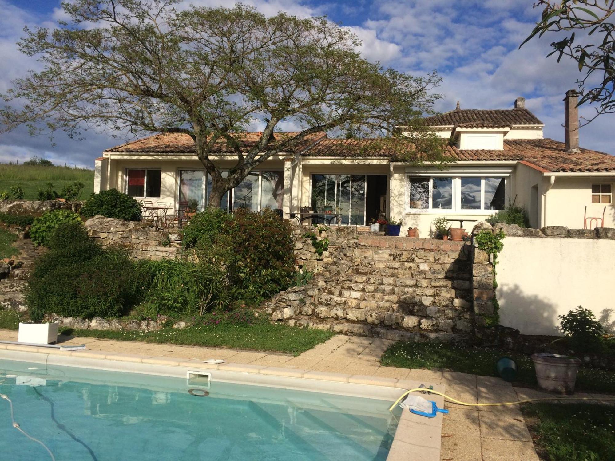 Bed and Breakfast Les 4 Elements St Emilion Branne  Exteriér fotografie